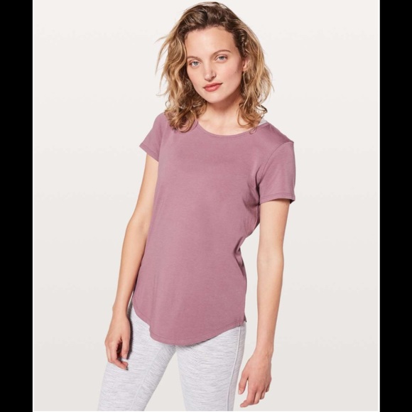 lululemon athletica Tops - Lululemon Love Crew III in Figue Size 2
